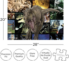 Jurassic Park Collage 1000 Piece Jigsaw Puzzle