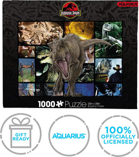 Jurassic Park Collage 1000 Piece Jigsaw Puzzle