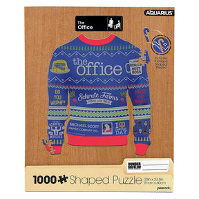 The Office Ugly Christmas Sweater Shaped 1000 Piece Jigsaw Puzzle