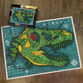 Jurassic World Map 1000 Piece Jigsaw Puzzle