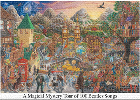 The Beatles Magical Mystery Tour of 100 Songs 3000 Piece Jigsaw Puzzle