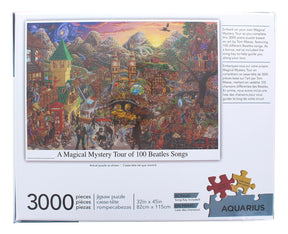 The Beatles Magical Mystery Tour of 100 Songs 3000 Piece Jigsaw Puzzle