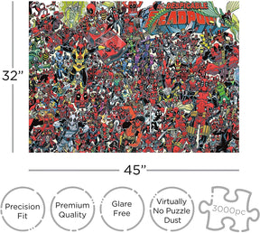 Marvel Despicable Deadpool 3000 Piece Jigsaw Puzzle