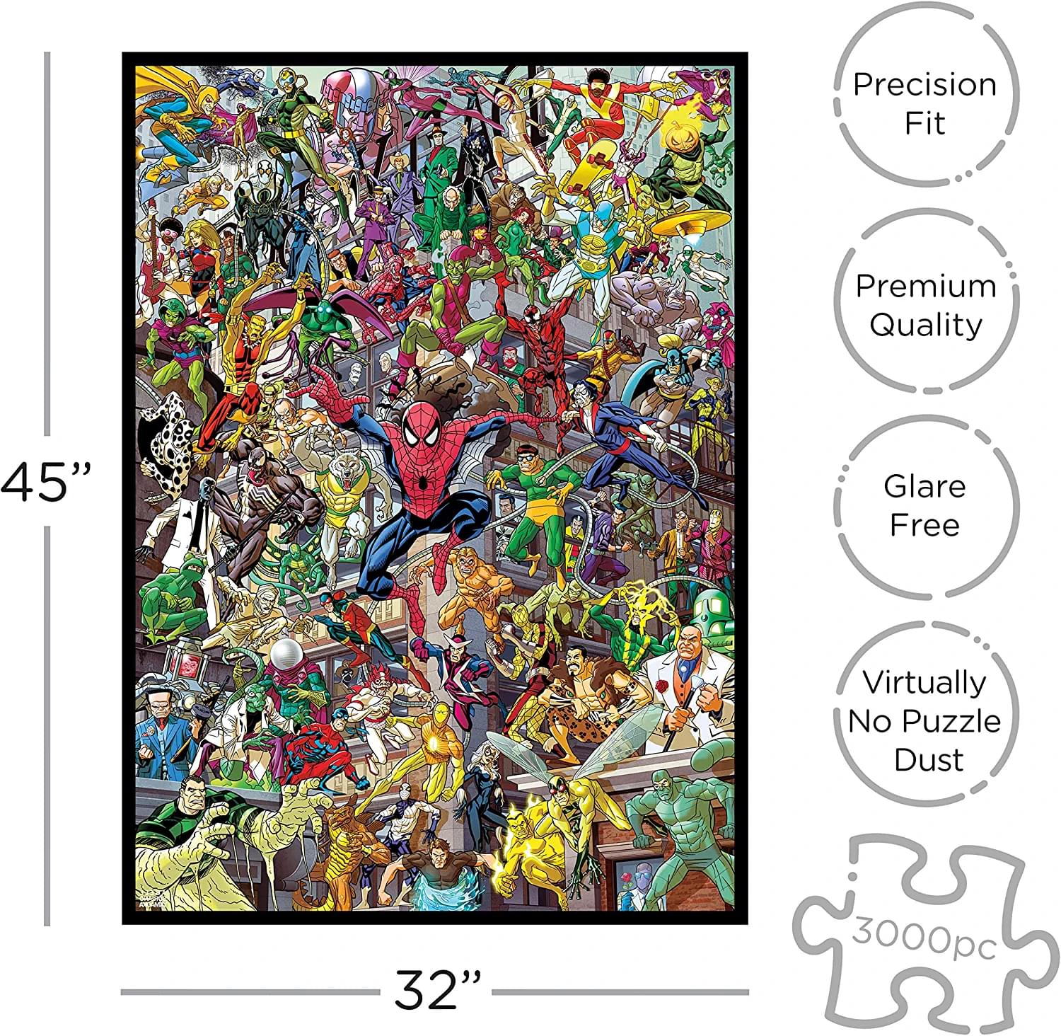 Marvel Spider-Man Villains 3000 Piece Jigsaw Puzzle