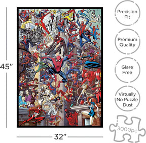 Marvel Spider-Man Heroes 3000 Piece Jigsaw Puzzle