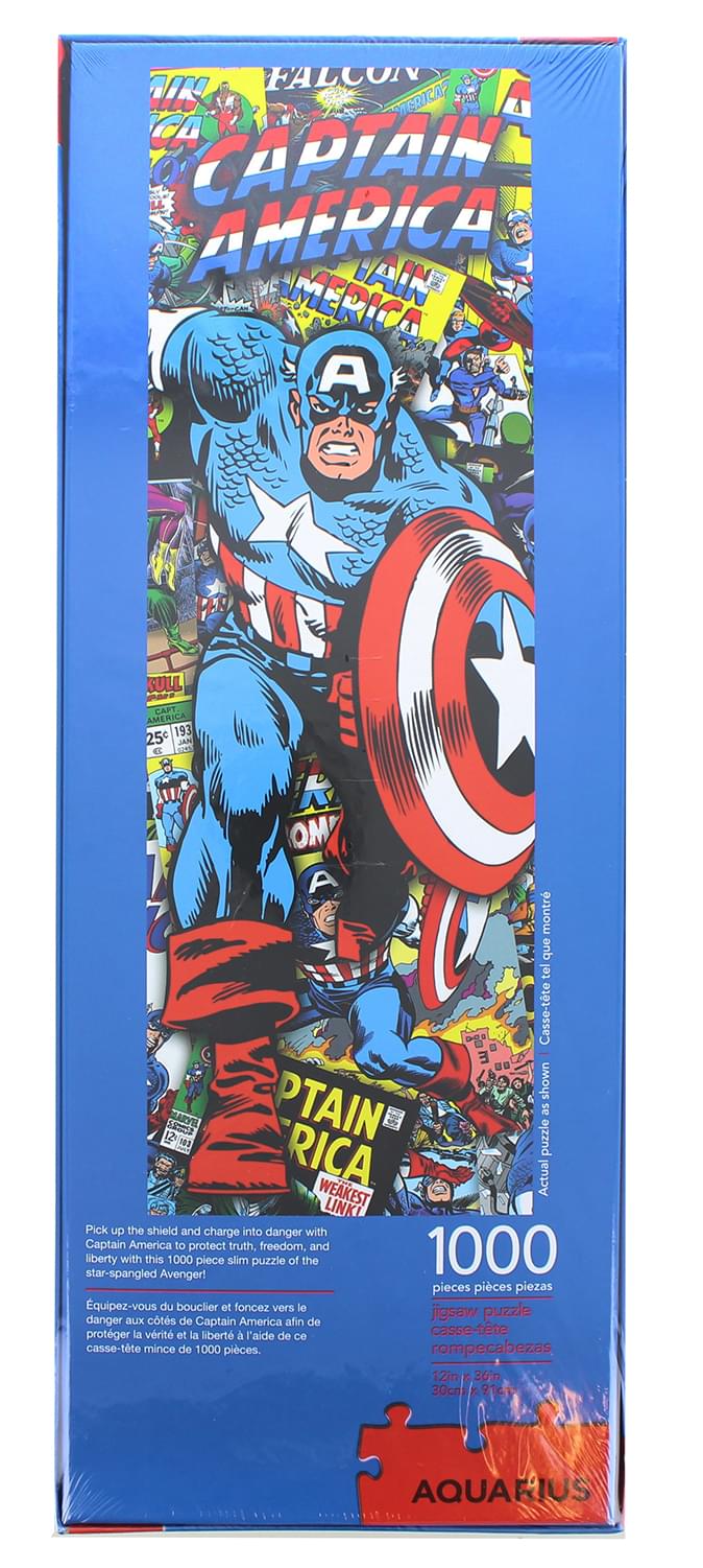 Marvel Captain America 1000 Piece Slim Jigsaw Puzzle