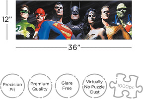 DC Comics Justice League 1000 Piece Slim Jigsaw Puzzle