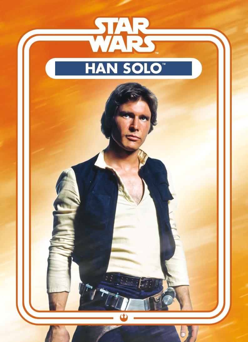 Star Wars Han Solo 2.5 x 3.5 Inch Flat Magnet