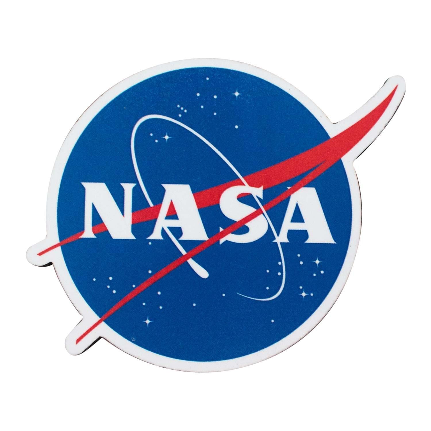 NASA Logo 3 Inch Chunky Block Magnet