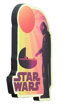 Star Wars The Mandalorian The Child Sunset Funky Chunky Magnet