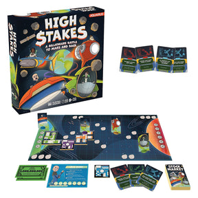 High $takes Billionaire Battle to Mars Board Game