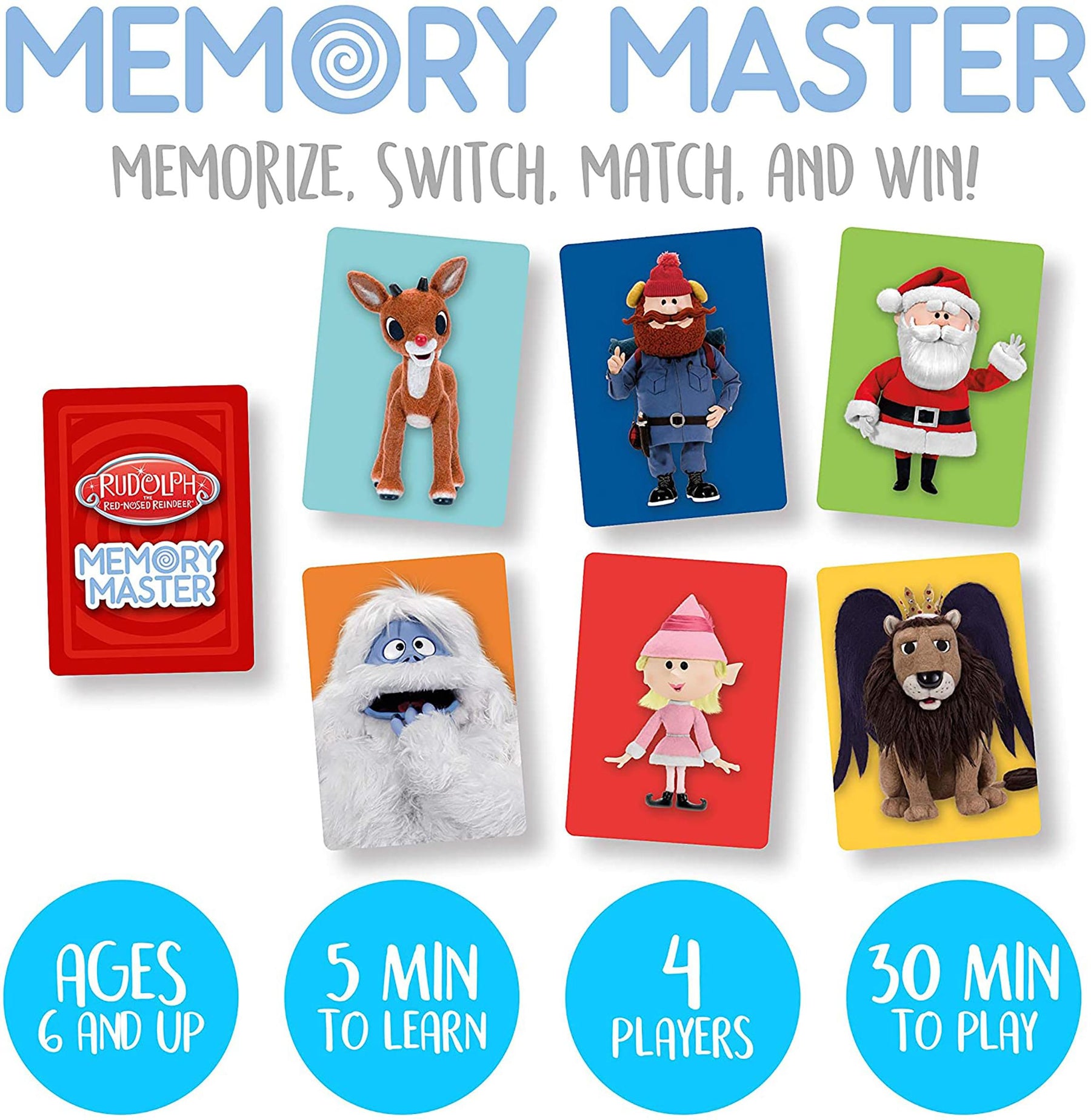 Rudolph Memory Master Card Game