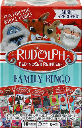 Rudolph The Red Nosed Reindeer Family Bingo Game