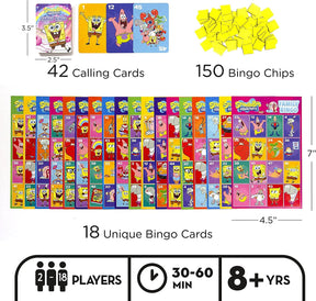 SpongeBob SquarePants Family Bingo | 2-18 Players