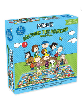 Peanuts Around The Diamond Family Board Game | 2-4 Players