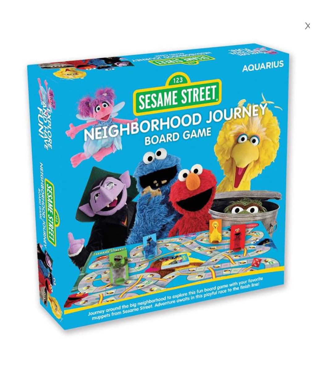 Sesame Street Neighborhood Journey Family Board Game | 2-4 Players