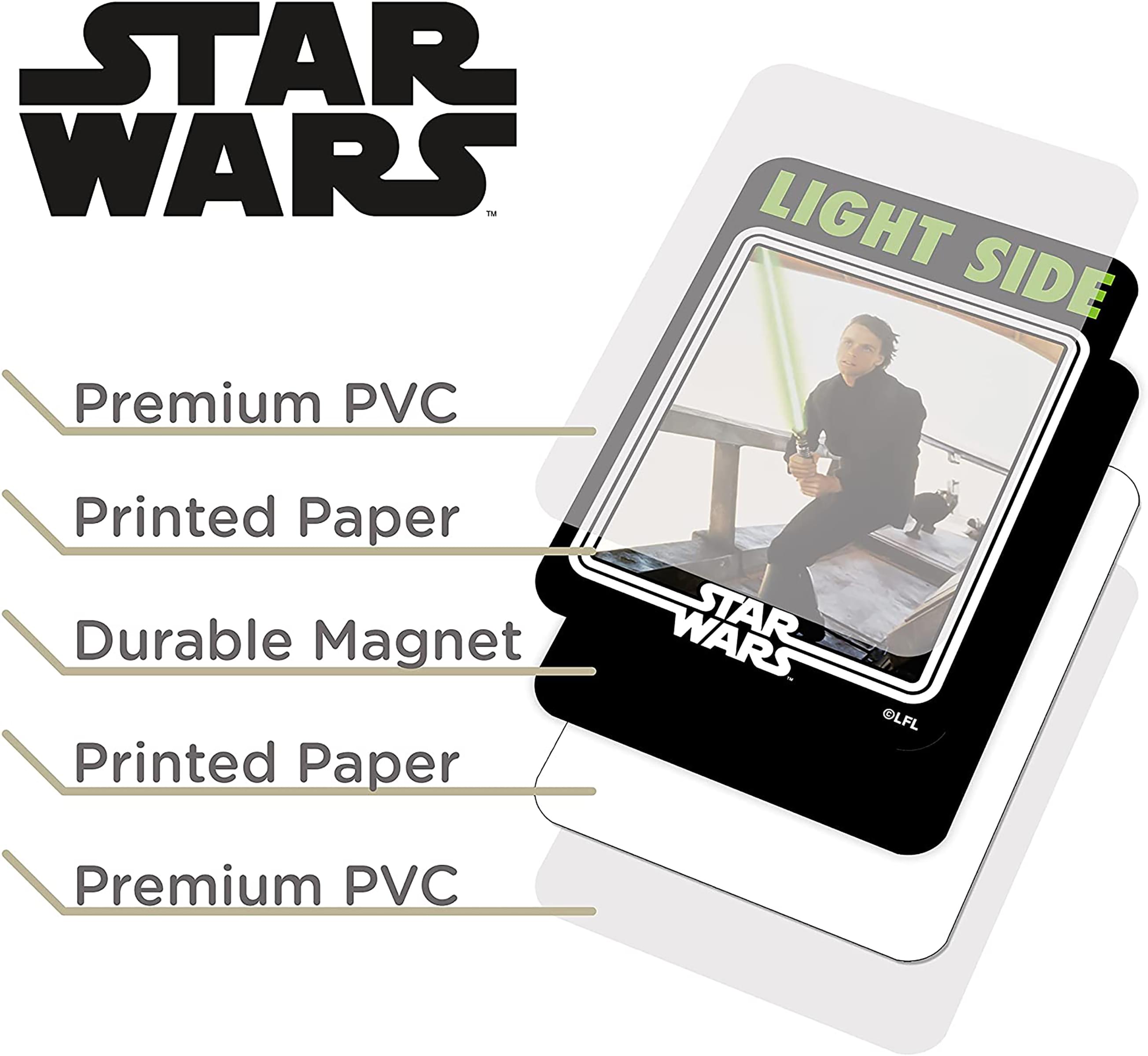Star Wars Light Side Dark Side Double Sided Dishwasher Magnet