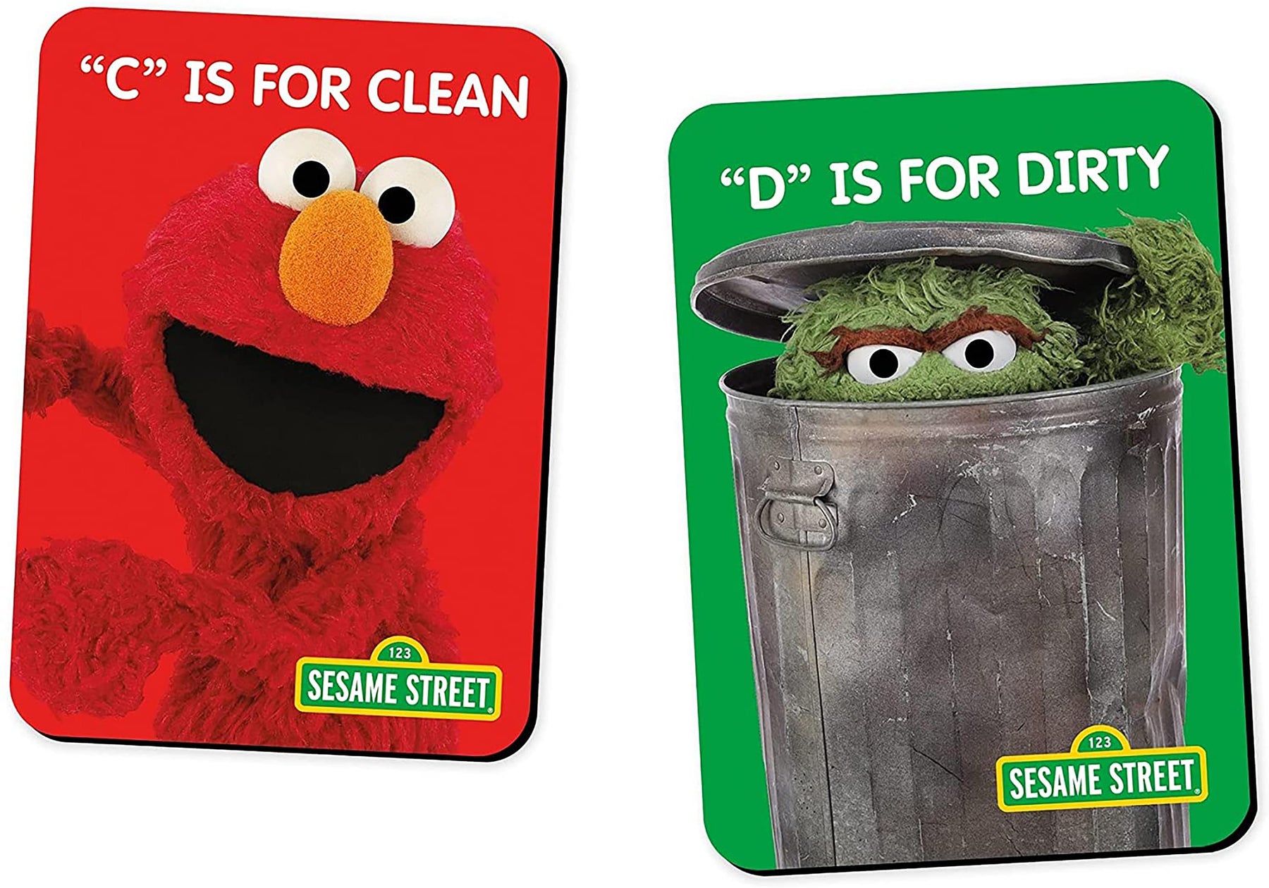 Sesame Street Elmo and Oscar The Grouch Double Sided Dishwasher Magnet