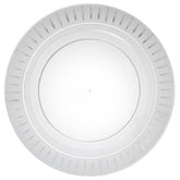 10.25" Plastic Elegance Plates Clear 14 Count