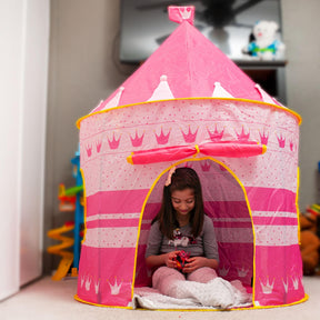 Pink Fantasy Castle Play Tent | 54 x 41 Inches