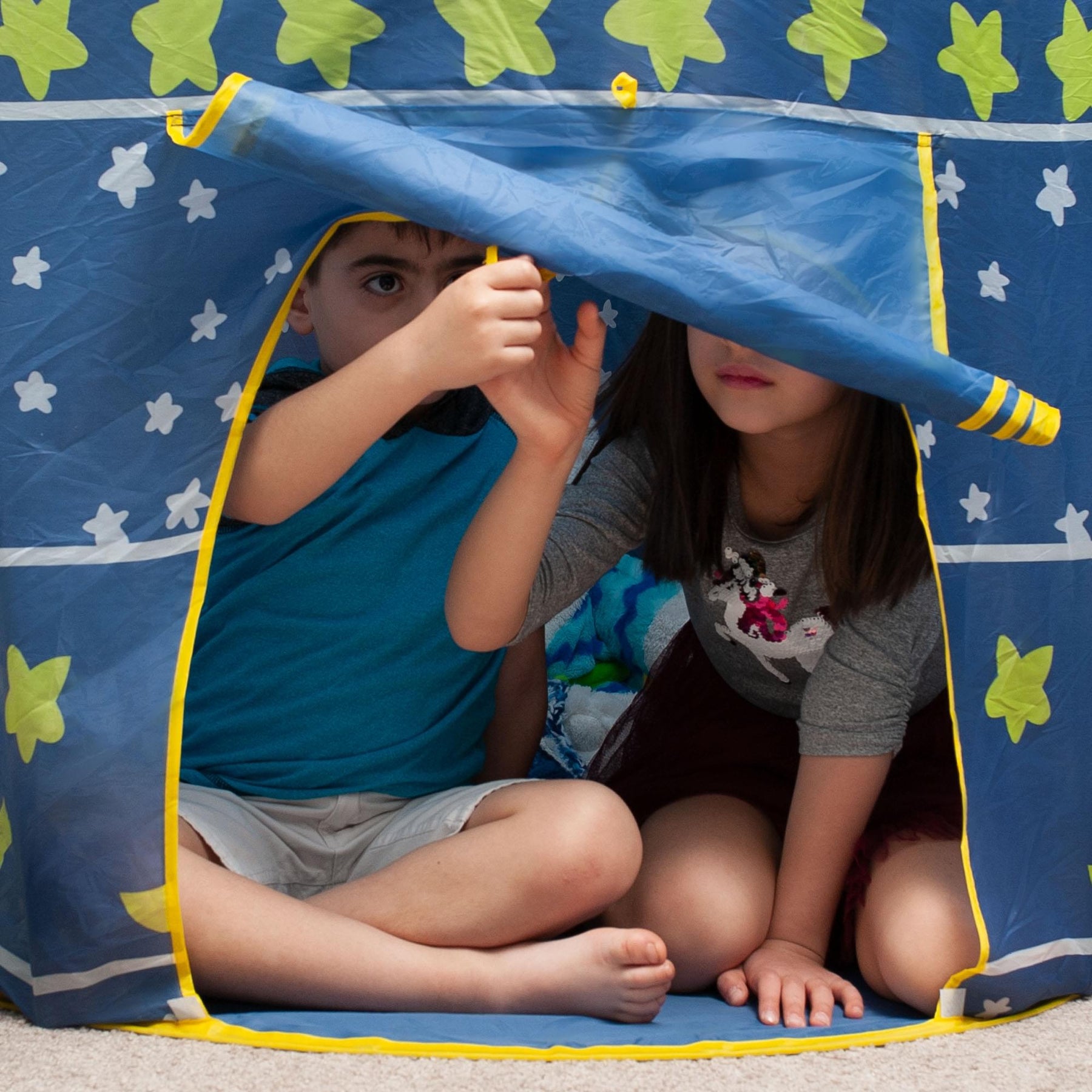 Blue Fantasy Castle Play Tent | 54 x 41 Inches