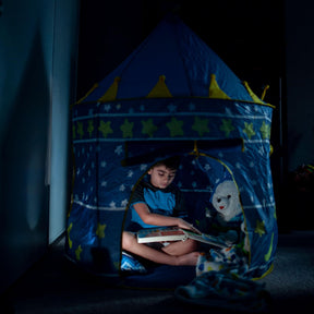 Blue Fantasy Castle Play Tent | 54 x 41 Inches