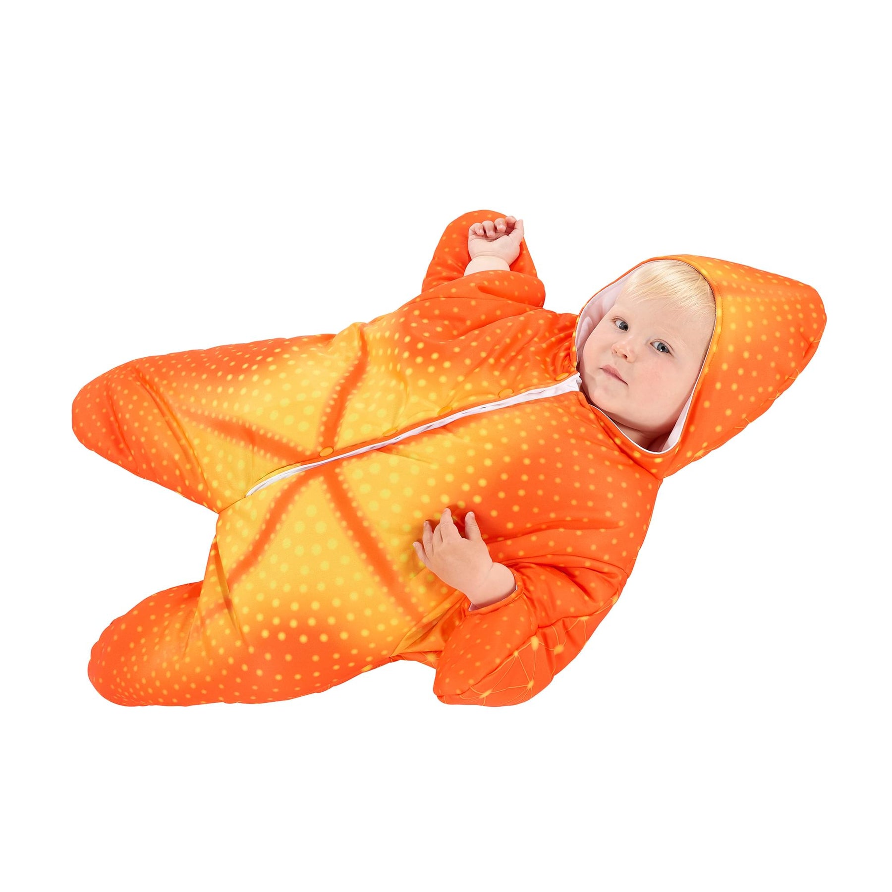 Orange Starfish Infant Onesie Costume | Medium