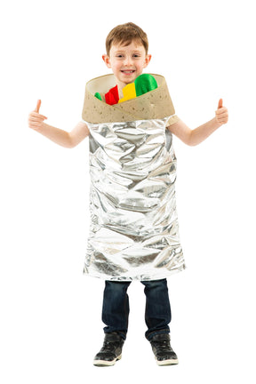 Burrito Costume For Kids | Easy Pull Over Design | Sized To Fit Most Children