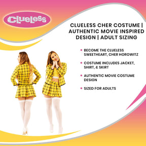 Valley Girl Costume Kit, Movie Inspired Design | Sized For Adults