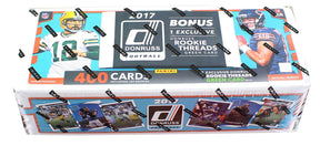 NFL Panini 2017 Donruss Football Trading Card Set with Rookie Threads Card