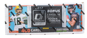 NFL Panini 2017 Donruss Football Trading Card Set with Rookie Threads Card