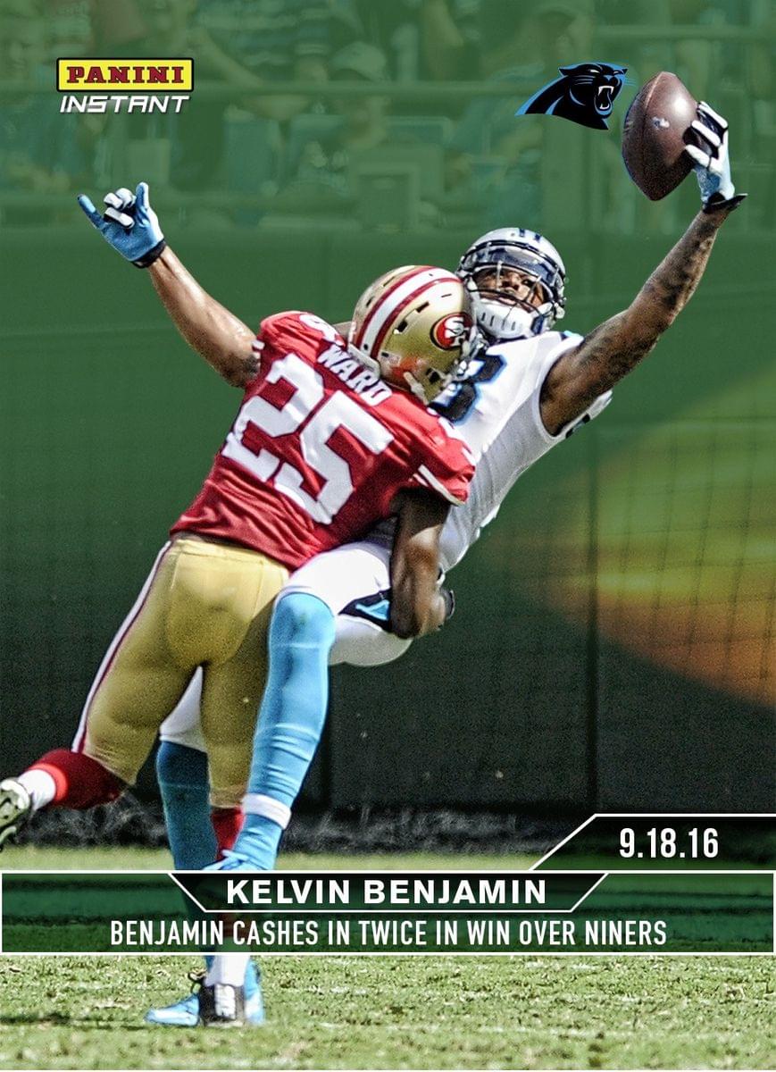 NFL Carolina Panthers Kelvin Benjamin #36 2016 Panini Instant Base Card