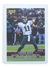 NFL Philadelphia Eagles Carson Wentz #46 2016 Panini Instant Base Card