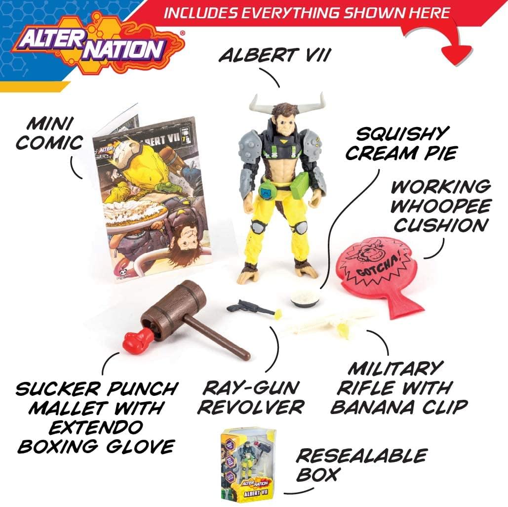 Alter Nation 5 Inch Phase 1 Action Figure | Albert VII