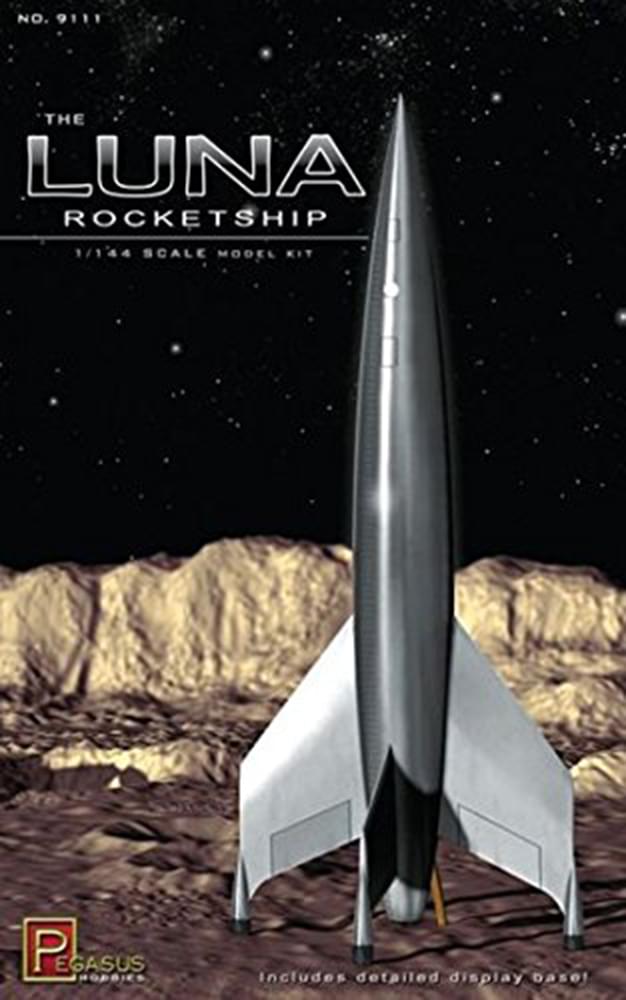 The Luna Rocketship 1/144 Scale Plastic Model Kit