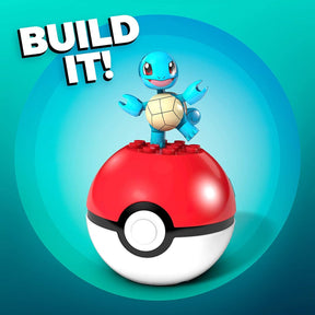 Pokemon Mega Construx Building Set | Squirtle w/ Poke Ball