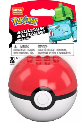 Pokemon Mega Construx Building Set | Bulbasaur w/ Poke Ball