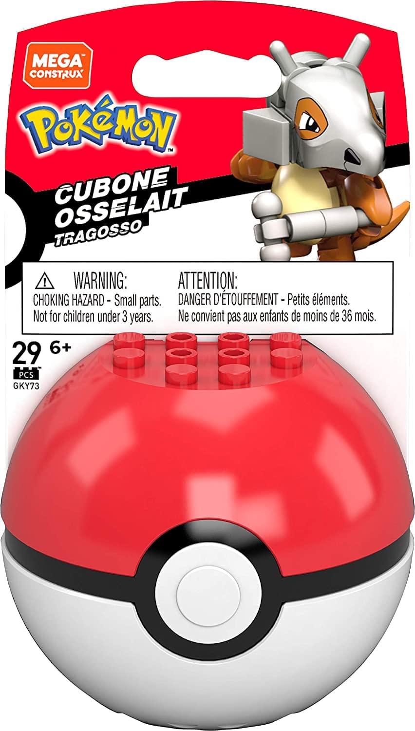 Pokemon Mega Construx Building Set | Cubone w/ Poke Ball