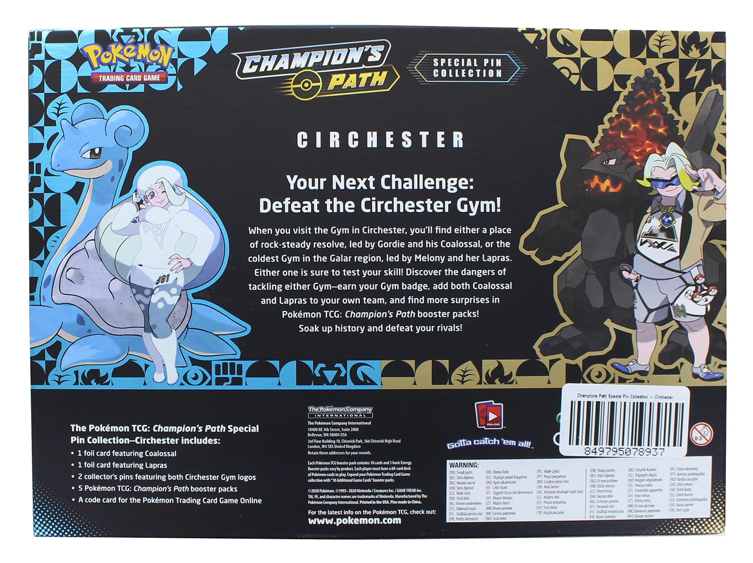 Pokemon TCG Champions Path Special Pin Collection | Circhester
