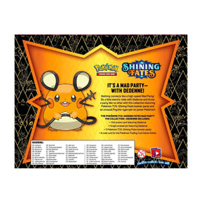 Pokemon TCG: Shining Fates Mad Party Pin Collection | Dedenne