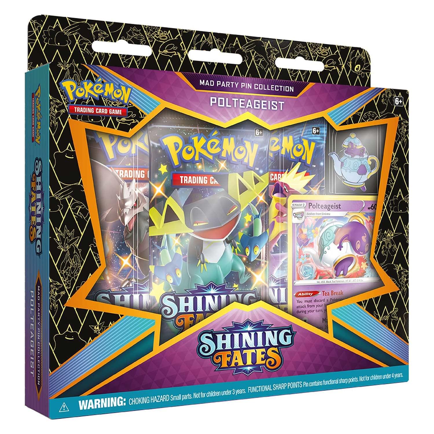Pokemon TCG: Shining Fates Mad Party Pin Collection | Polteageist