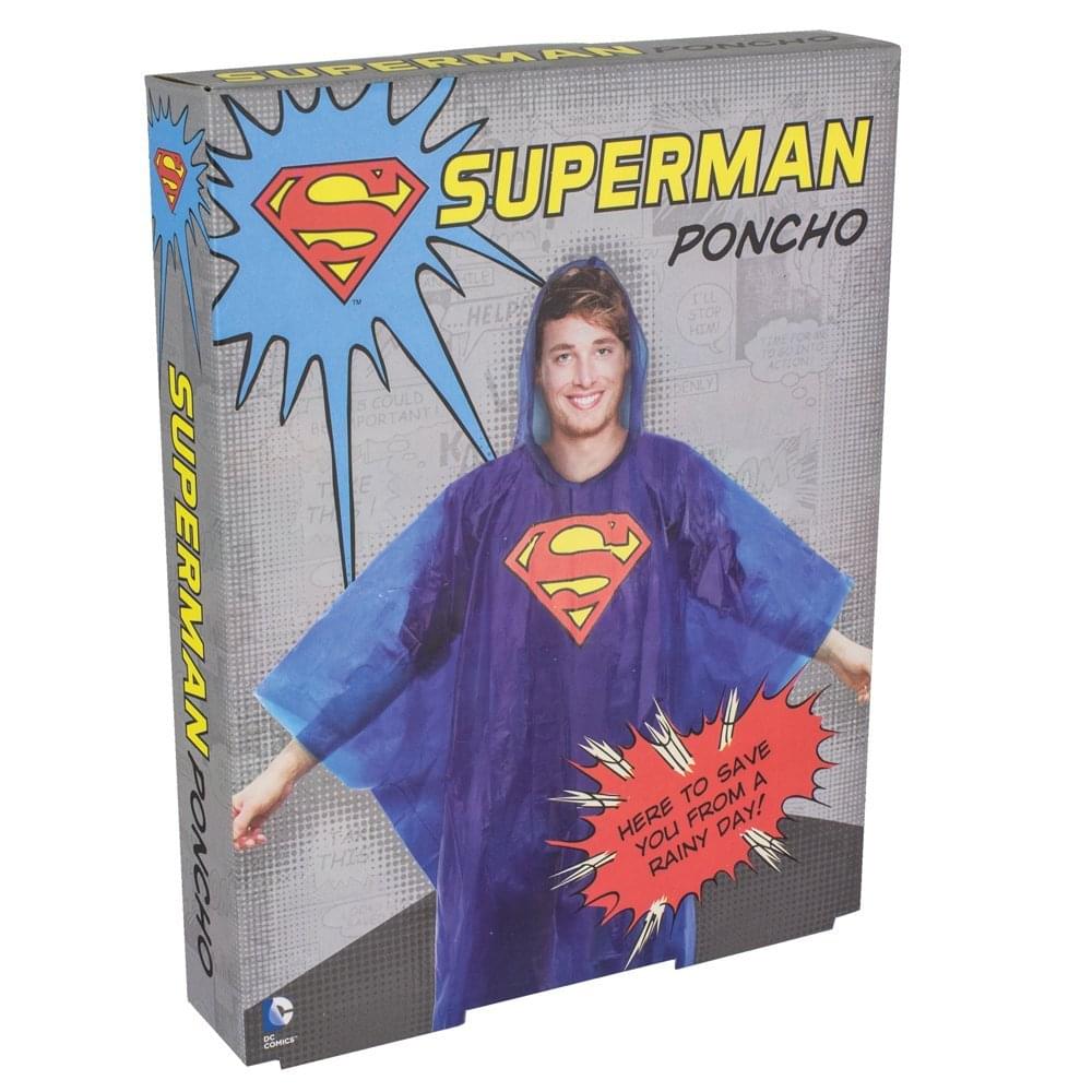 DC Comics Superman Hooded Rain Poncho