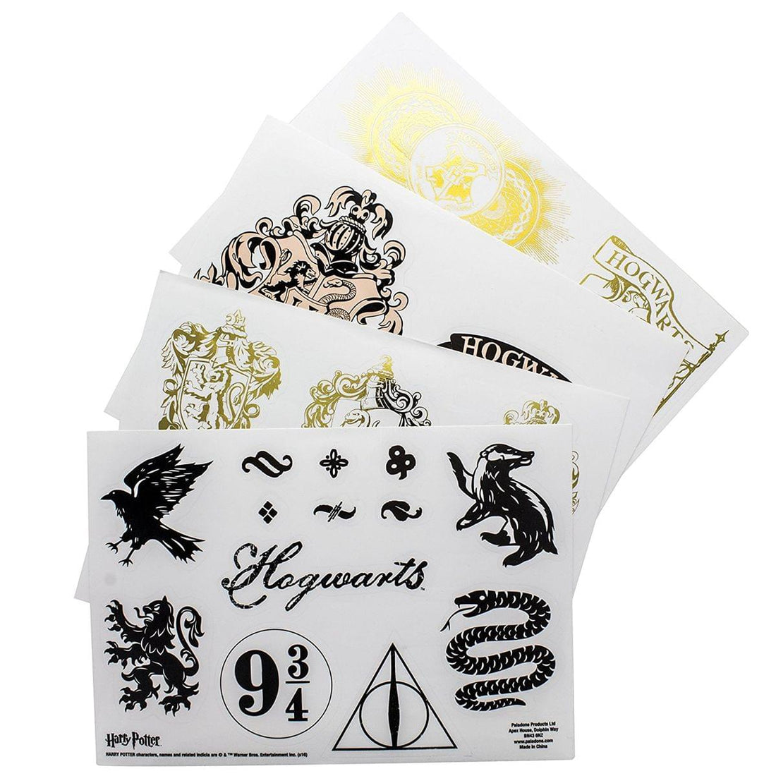 Harry Potter Vinyl Decals, 4 Sheets | Free Shipping