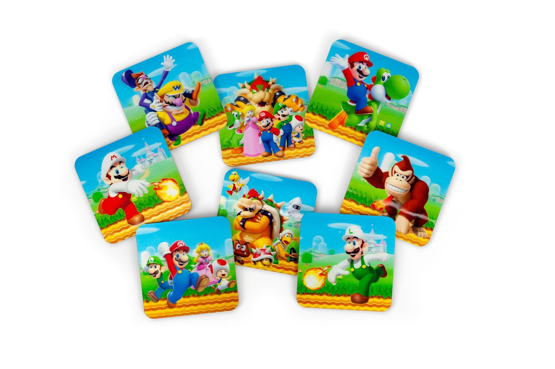 Nintendo Super Mario Bros. 4-Piece Stackable 3D Coaster Set