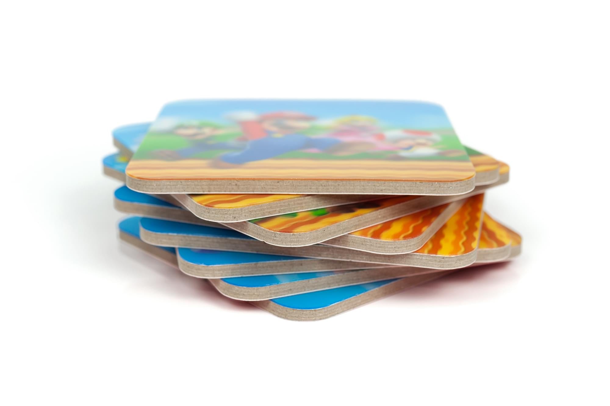 Nintendo Super Mario Bros. 4-Piece Stackable 3D Coaster Set