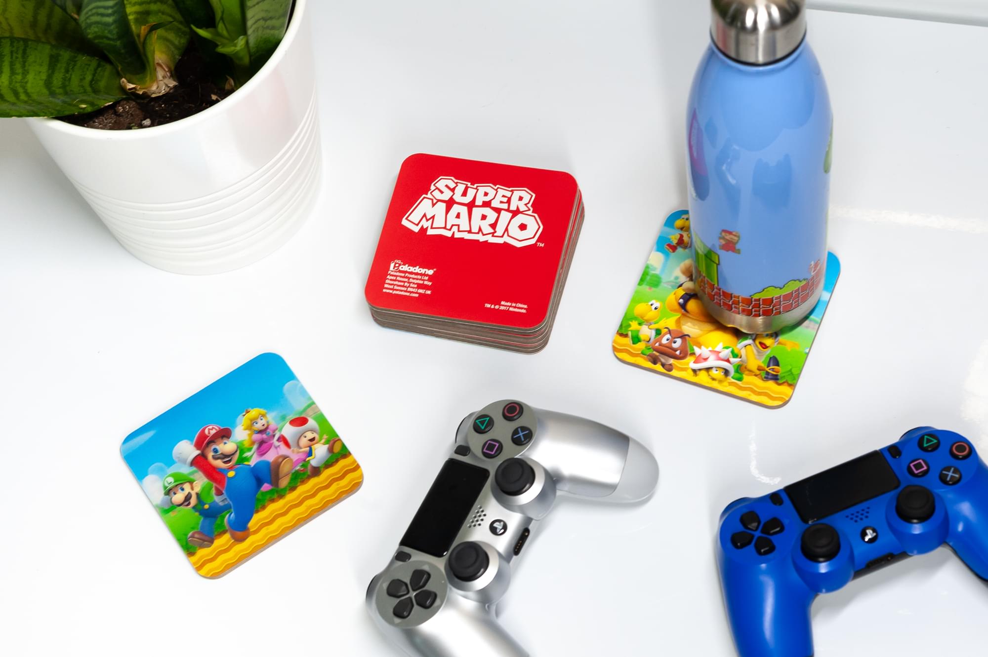 Nintendo Super Mario Bros. 4-Piece Stackable 3D Coaster Set