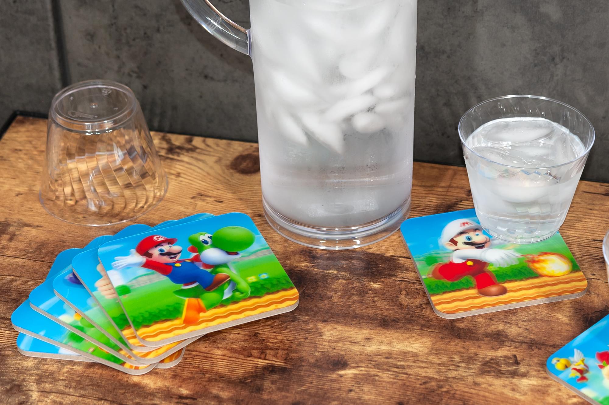Nintendo Super Mario Bros. 4-Piece Stackable 3D Coaster Set