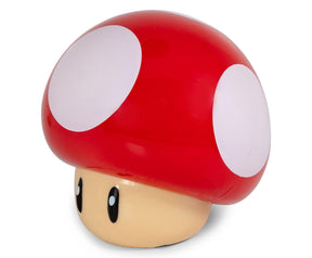 Super Mario Bros. Toad Mushroom Figural Mood Light with Sound | 5 Inches Tall