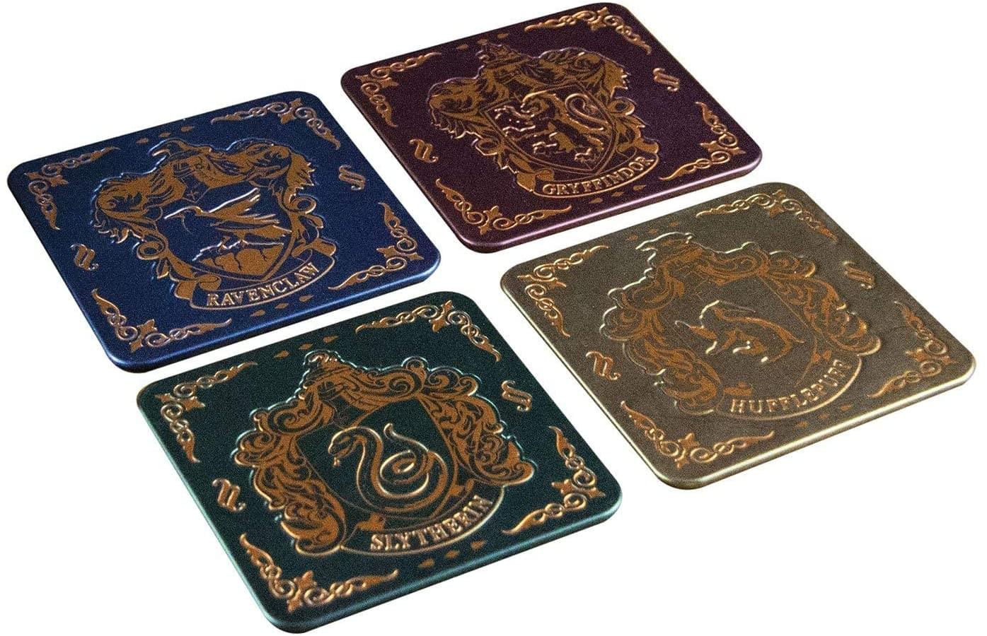 Harry Potter Hogwarts Crest Drink Coasters | Set of 4