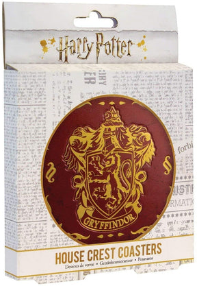 Harry Potter Hogwarts Crest Drink Coasters | Set of 4
